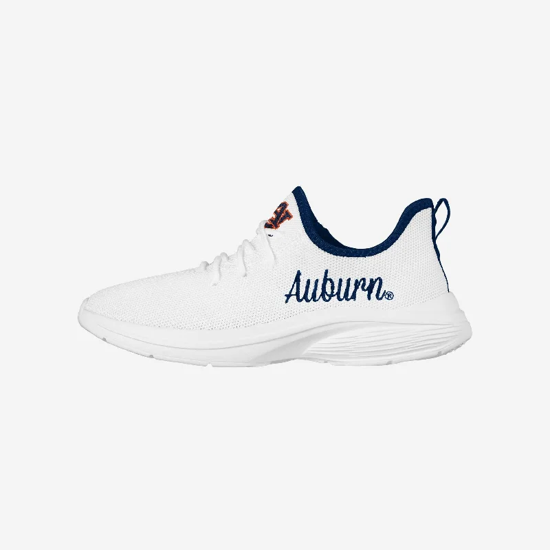 Auburn Tigers Womens Midsole White Sneaker