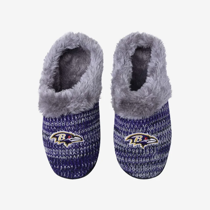 Baltimore Ravens Womens Peak Slide Slippers