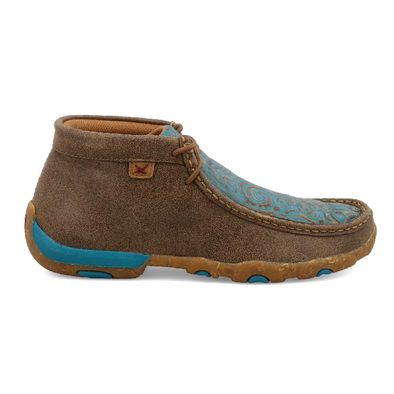 Twisted X Women's Driving Moc- Bomber and Turquoise