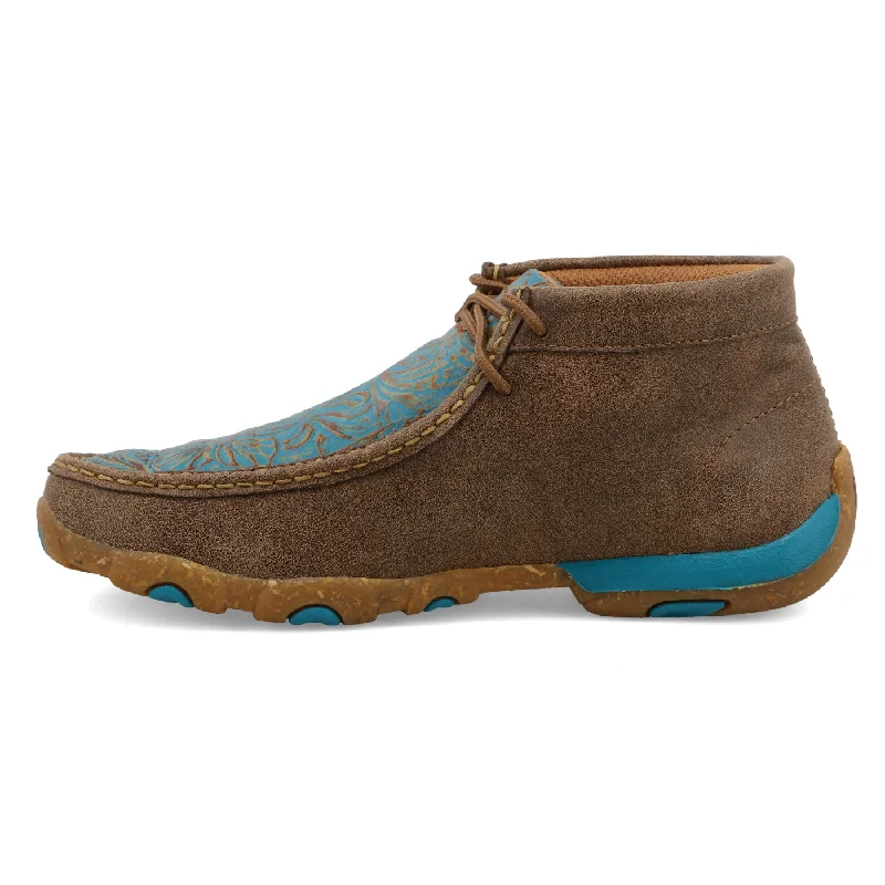 Twisted X Women's Driving Moc- Bomber and Turquoise