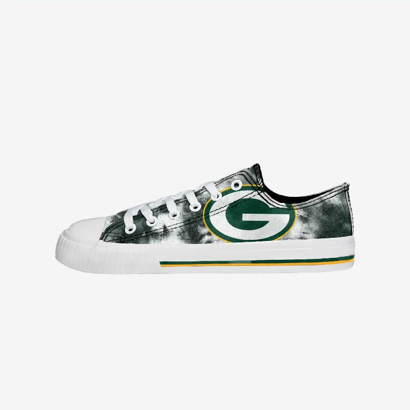 Green Bay Packers Womens Low Top Tie-Dye Canvas Shoe