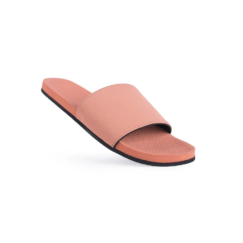 Indosole Essentials Slides Platform Women Rust