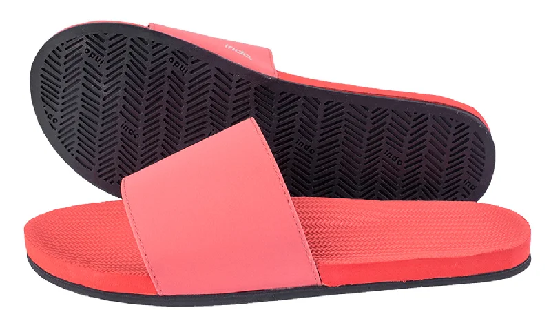 Indosole Essentials Slides Women Coral