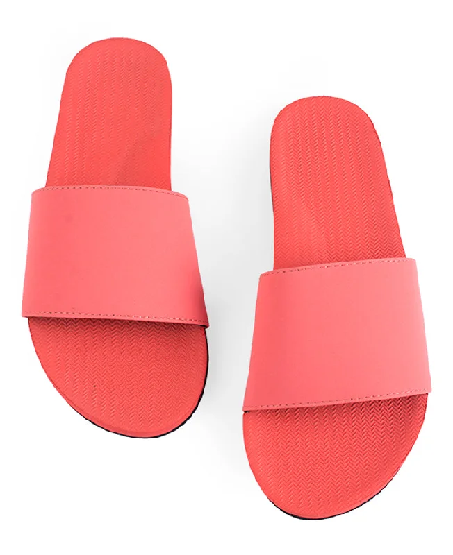 Indosole Essentials Slides Women Coral