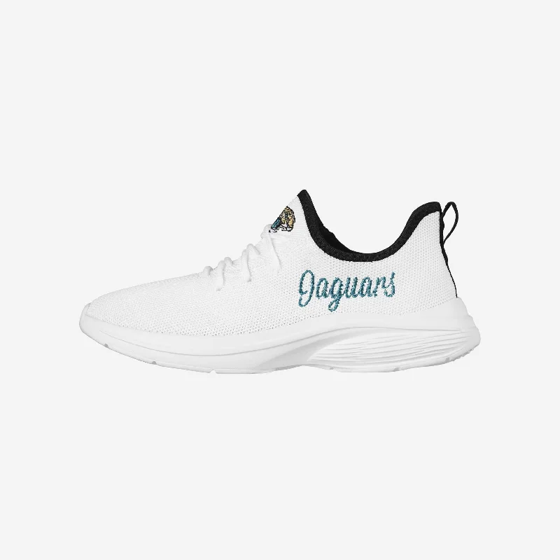 Jacksonville Jaguars Womens Midsole White Sneakers