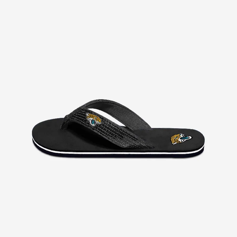 Jacksonville Jaguars Womens Sequin Flip Flop