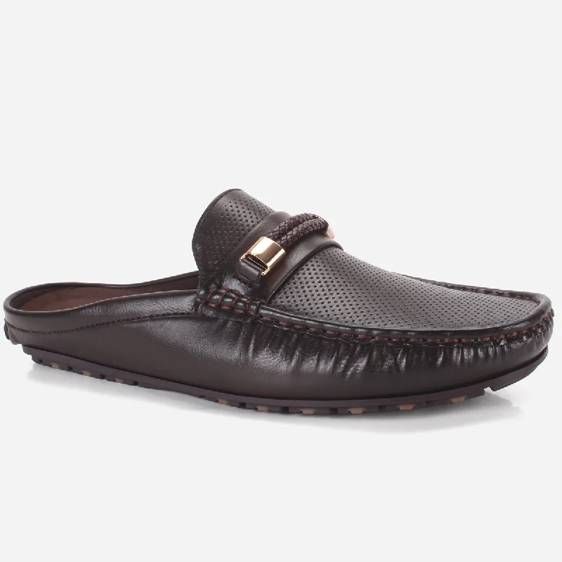 Men ""MOYER"" Open Back Stylish Moccasins