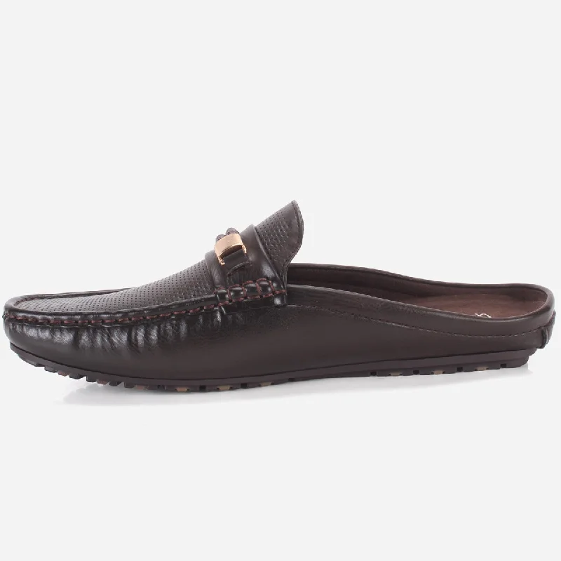 Men ""MOYER"" Open Back Stylish Moccasins