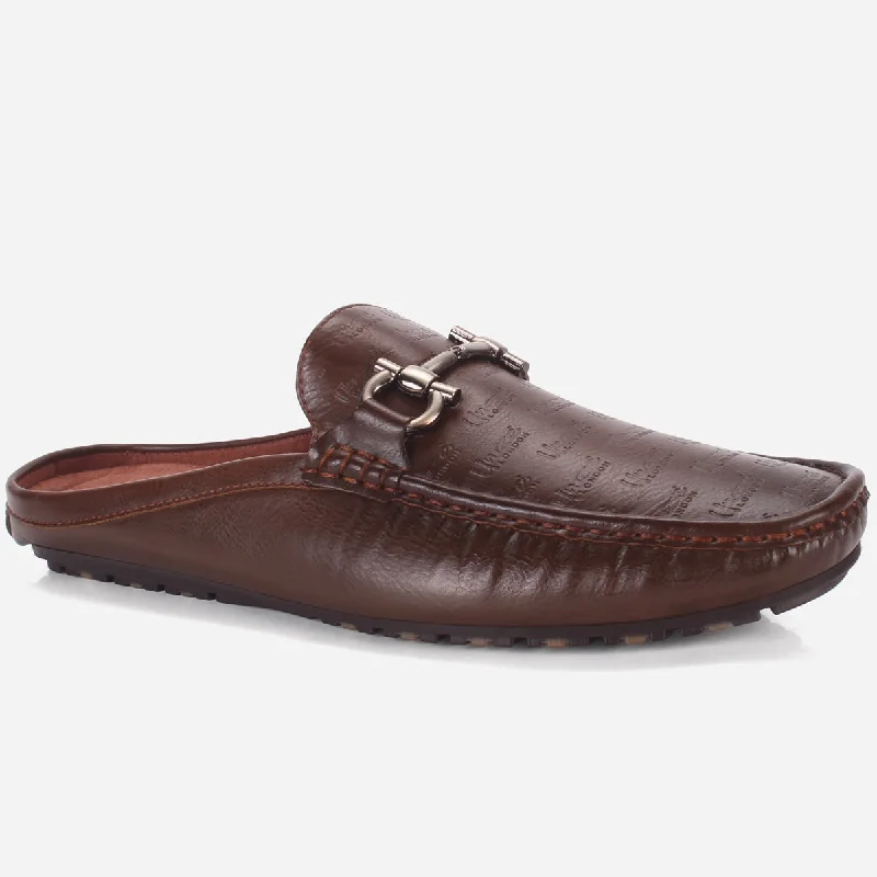 Mens ""DARIO"" Casual Open-Back Everyday Moccasins