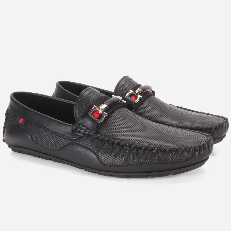 Mens ""THIAGO"" Casual Slip On Moccasin Shoes