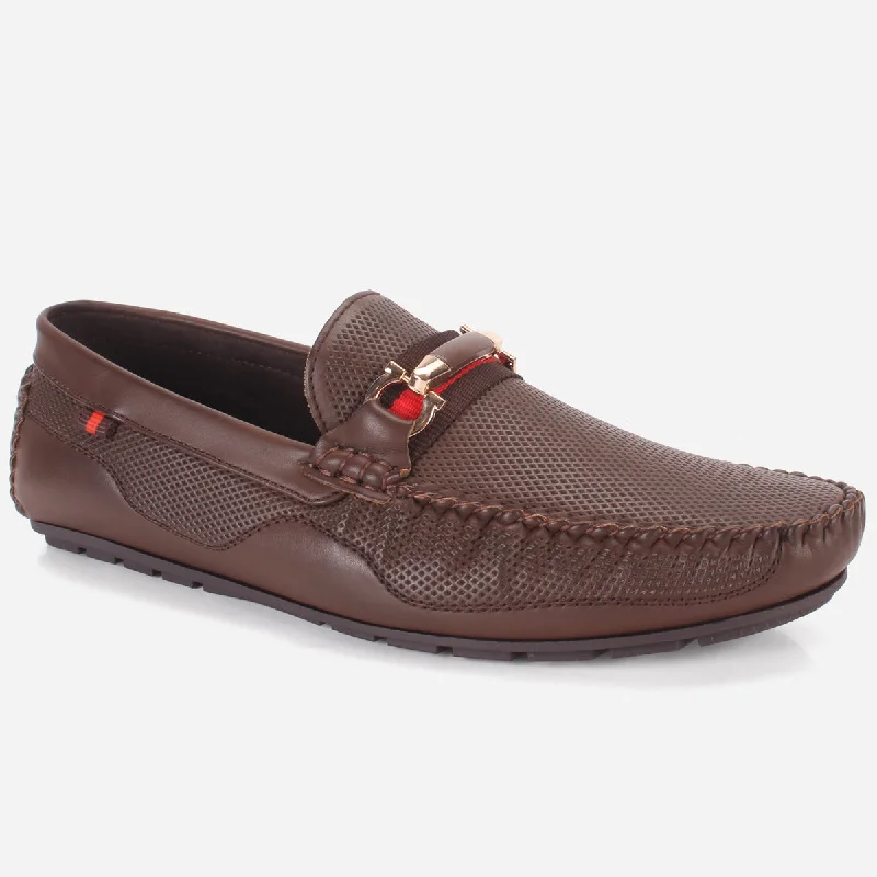 Mens ""THIAGO"" Casual Slip On Moccasin Shoes