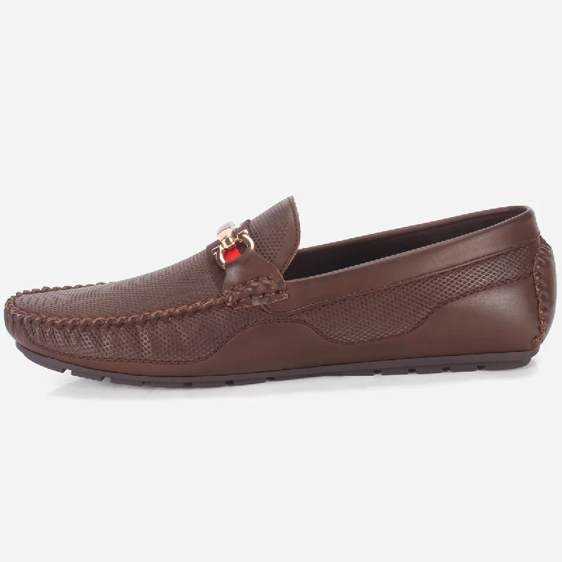 Mens ""THIAGO"" Casual Slip On Moccasin Shoes