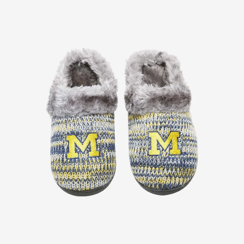 Michigan Wolverines Womens Peak Slide Slipper