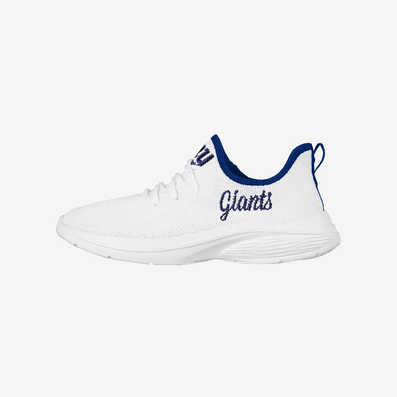 New York Giants Womens Midsole White Sneakers