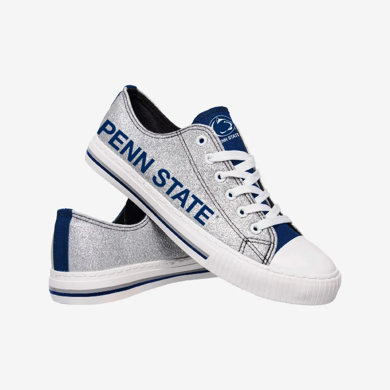 Penn State Nittany Lions Womens Glitter Low Top Canvas Shoe