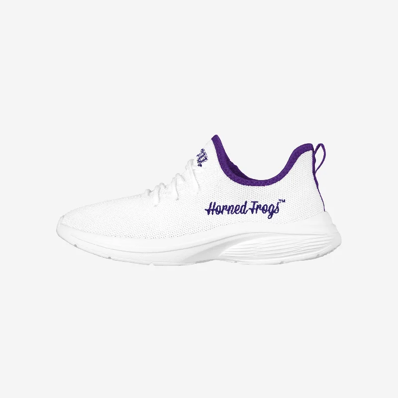 TCU Horned Frogs Womens Midsole White Sneaker