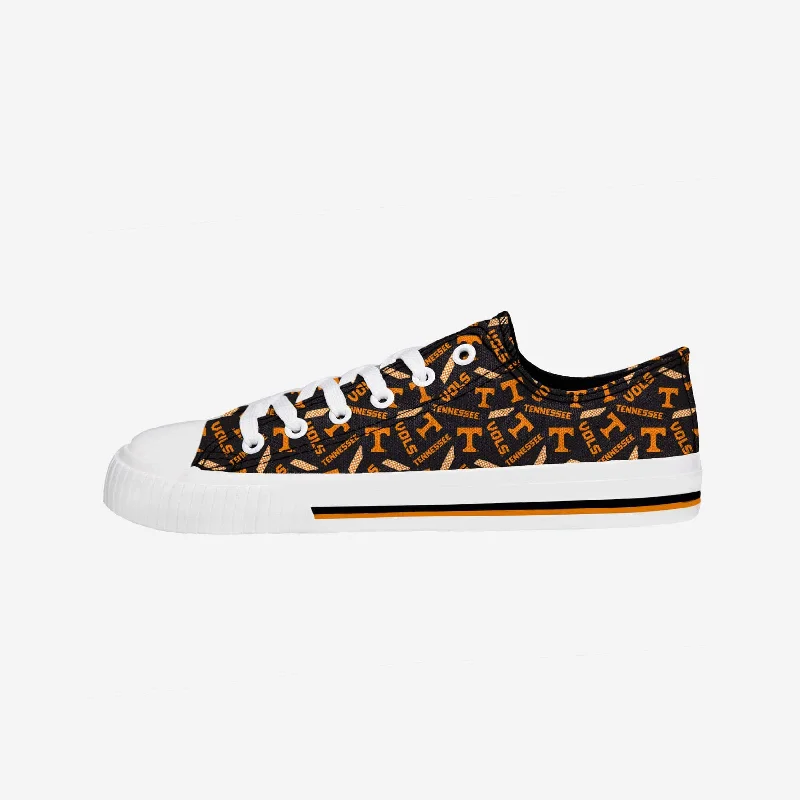 Tennessee Volunteers Womens Low Top Repeat Print Canvas Shoe