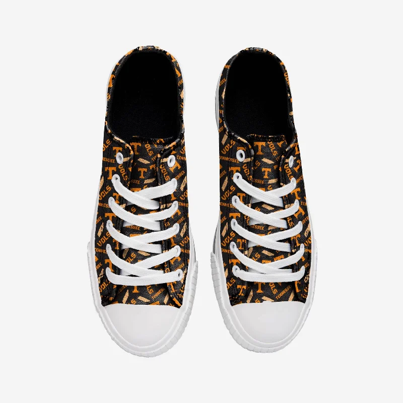 Tennessee Volunteers Womens Low Top Repeat Print Canvas Shoe