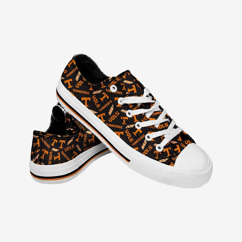 Tennessee Volunteers Womens Low Top Repeat Print Canvas Shoe