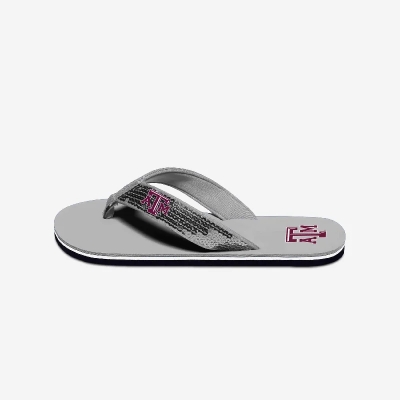 Texas A&M Aggies Womens Sequin Flip Flop