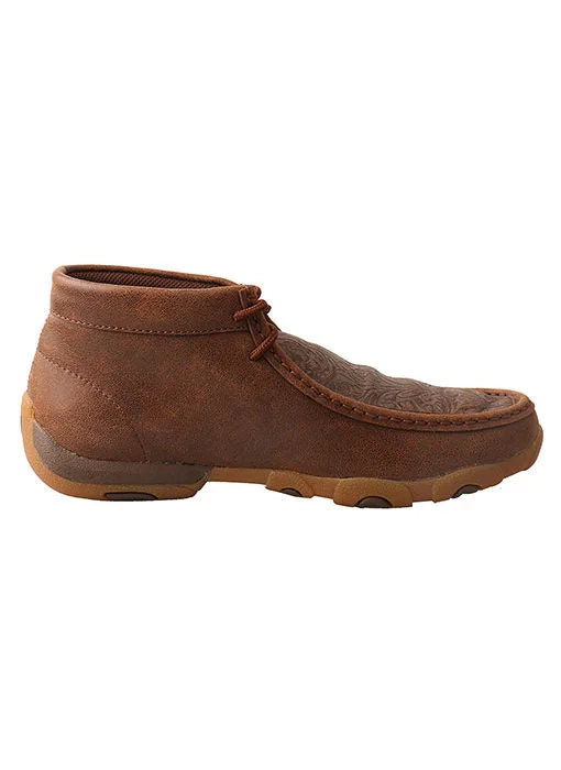 Twisted X Women’s Driving Moc – Brown / Brown Print