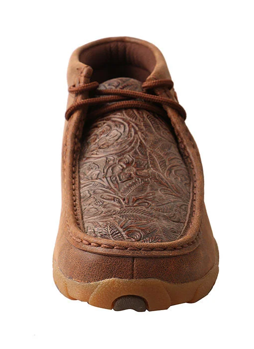 Twisted X Women’s Driving Moc – Brown / Brown Print