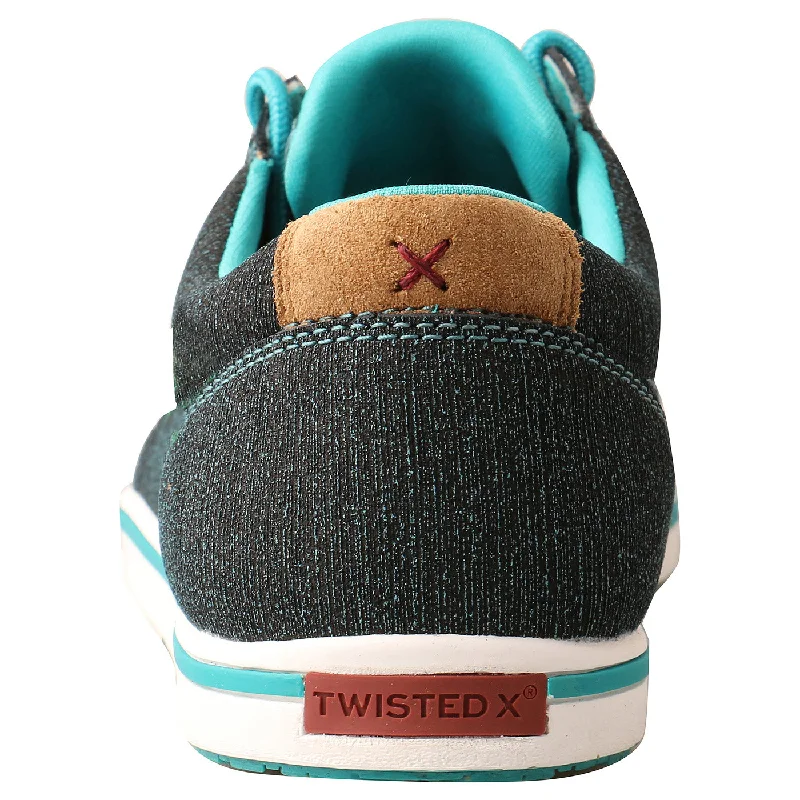 Twisted X Women's Kicks - Dark Teal/ Teal Tooled