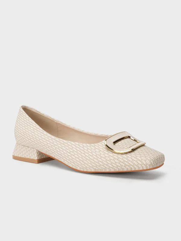 Women's ""SANITO"" Square Toe Casual Pumps