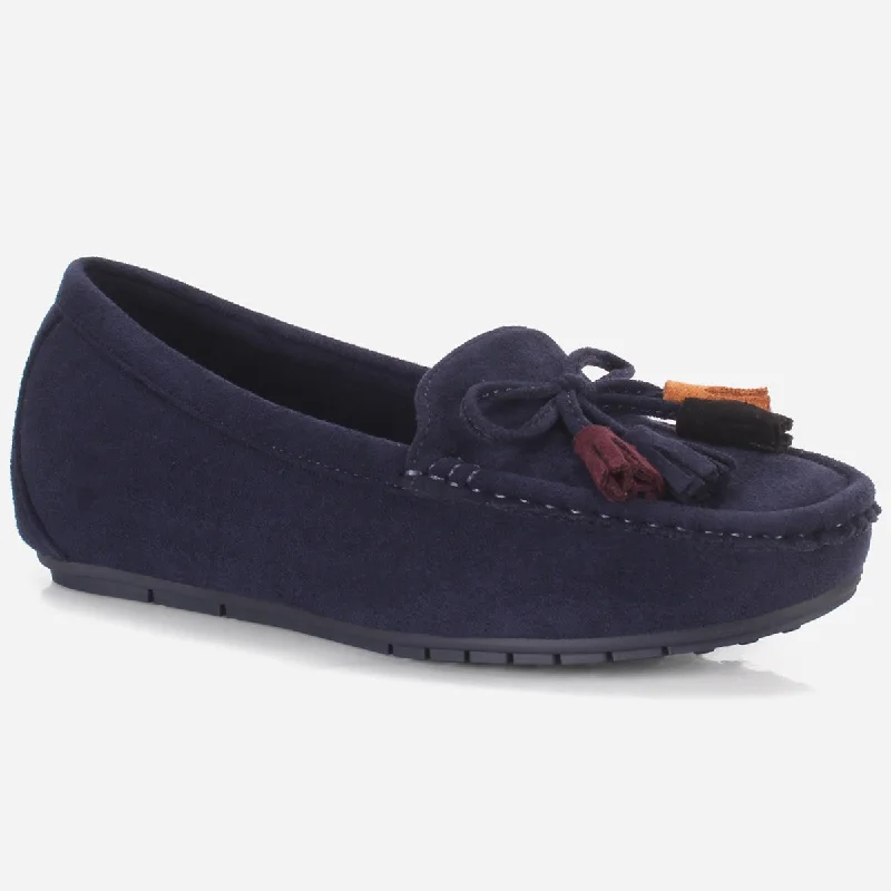 Womens ""UNELI"" Low Wedge Moccasins