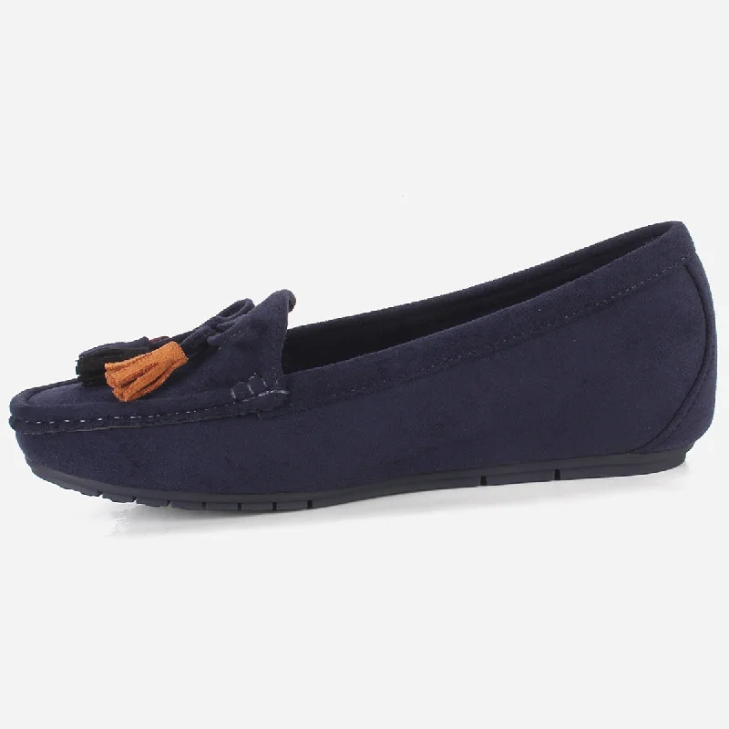 Womens ""UNELI"" Low Wedge Moccasins