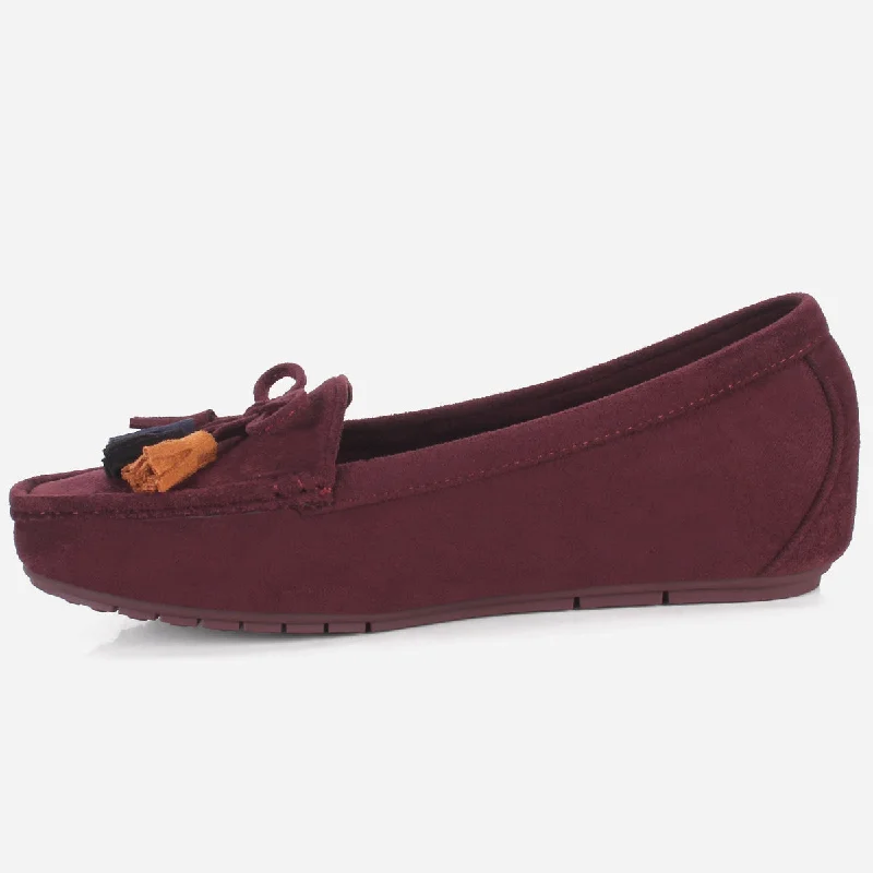 Womens ""UNELI"" Low Wedge Moccasins