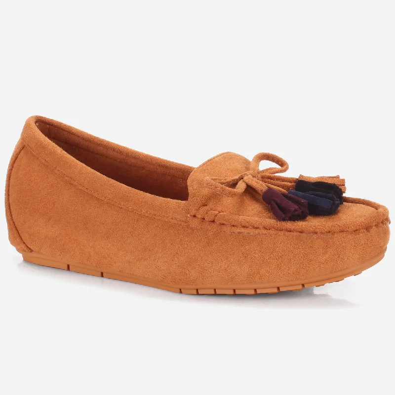 Womens ""UNELI"" Low Wedge Moccasins