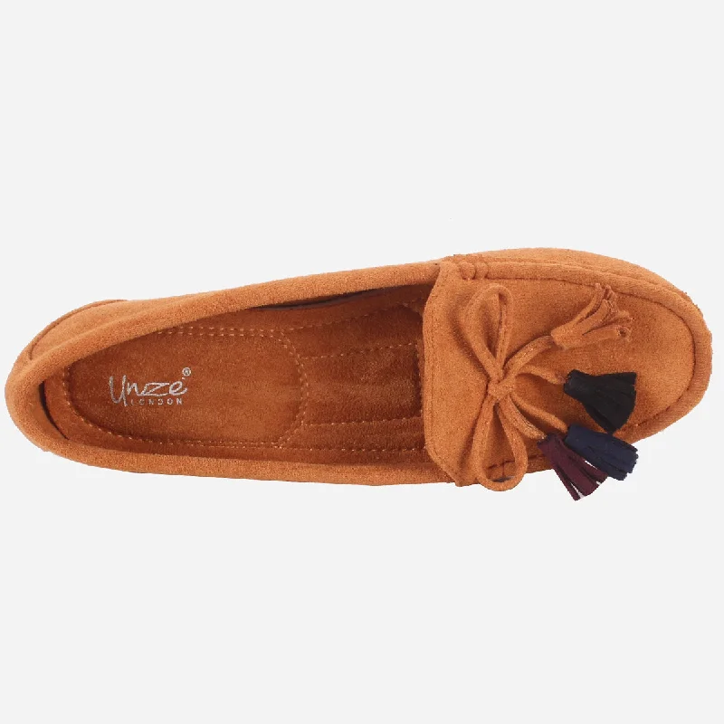 Womens ""UNELI"" Low Wedge Moccasins